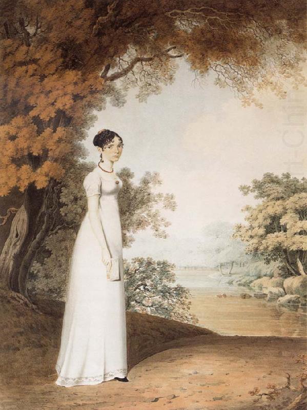 Paul Frederick De Caselli Portrait of A Lady china oil painting image